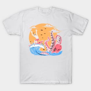 Even an octopus won’t stop me T-Shirt